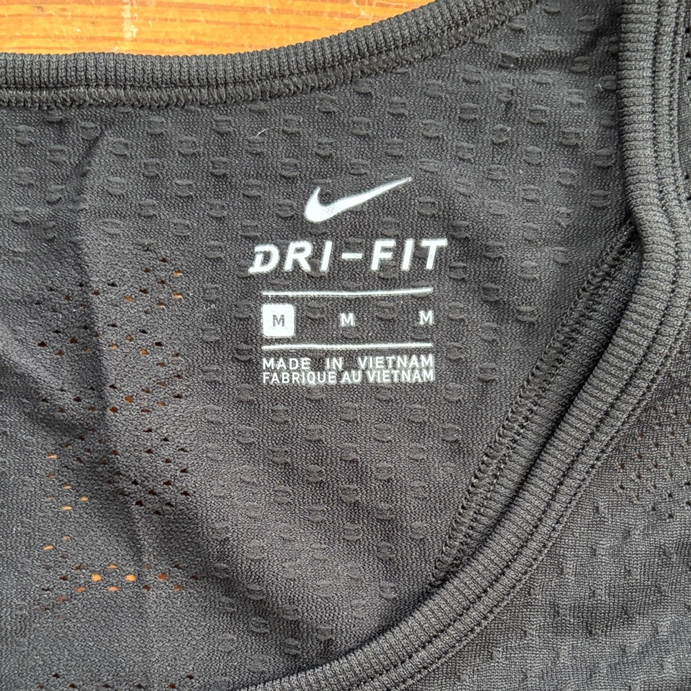 Nike Black Athletic Dri-FIT Racer Back Tank Top - Picture 2 of 5